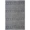 Safavieh 8 x 10 ft. Cedar Brook Rectangle Hand-Loomed Rug Black & Ivory CDR711Z-8 - alternate 1